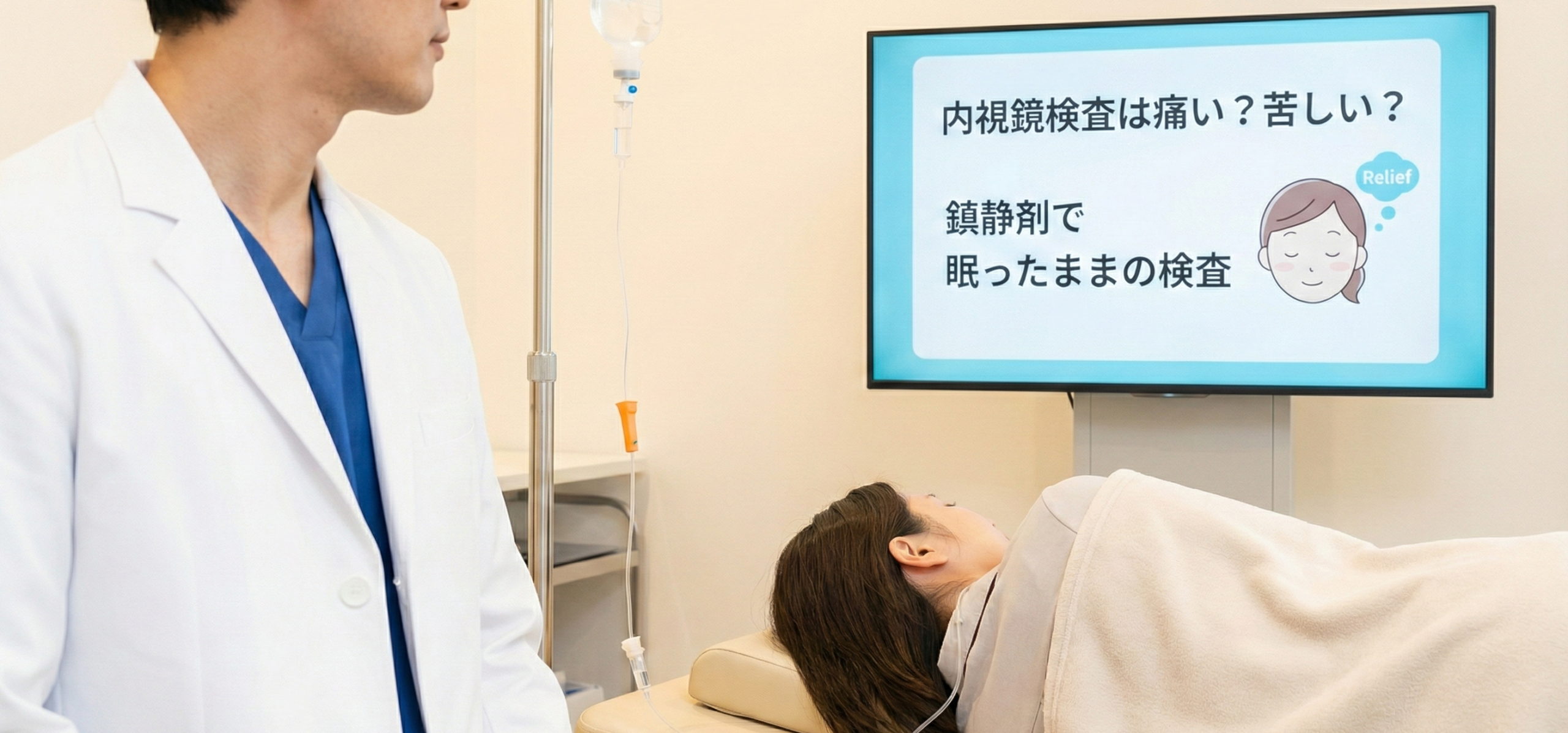 【消化器内科専門医監修】内視鏡検査は痛い？苦しい？鎮静剤を使った「眠ったままの検査」を徹底解説