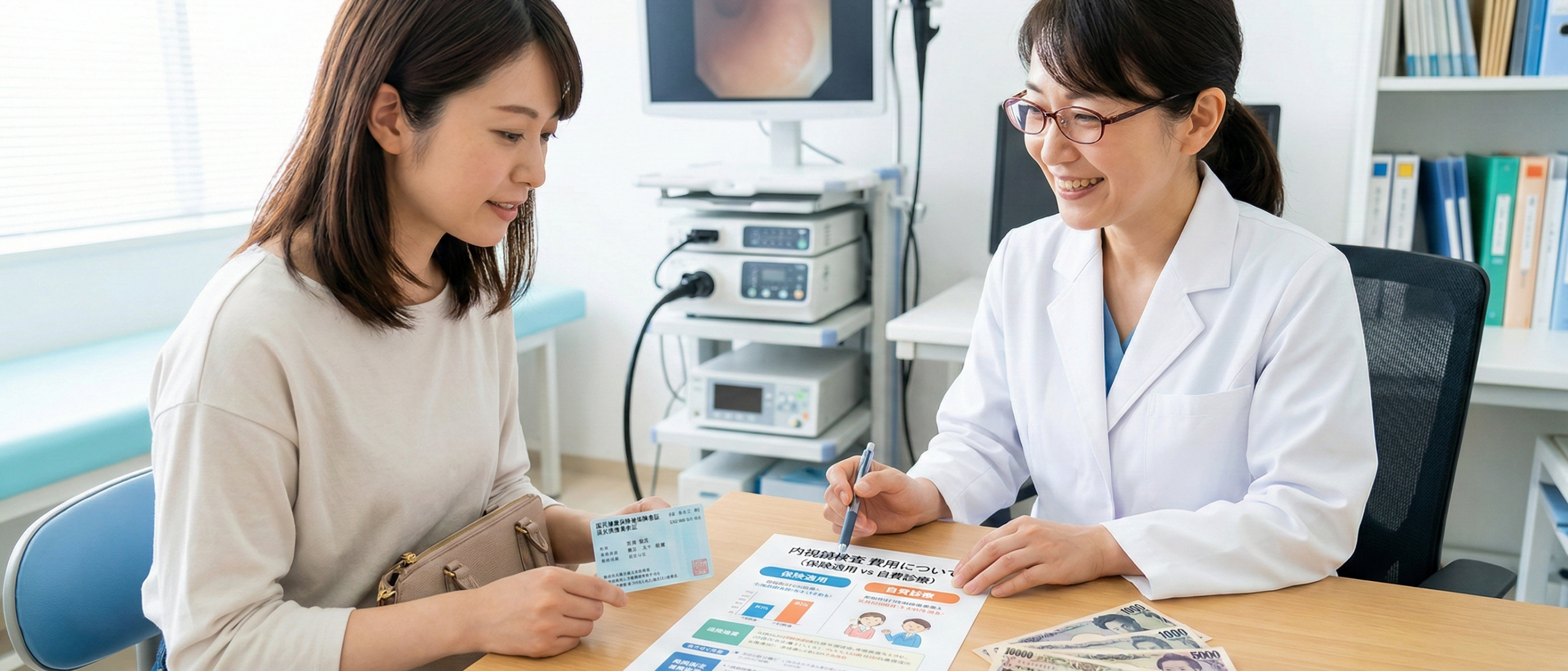 内視鏡検査の費用はいくらかかる？保険適用と自費診療の違いを徹底解説【消化器内科専門医監修】