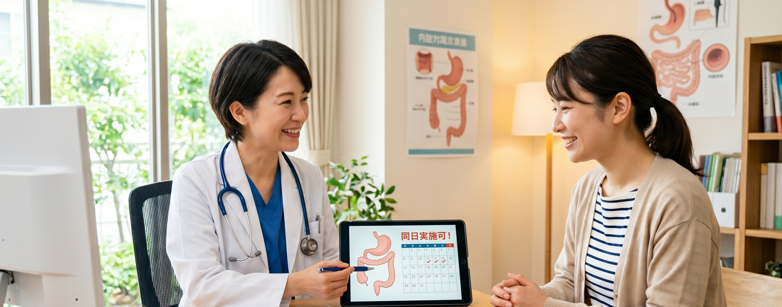 大腸カメラと胃カメラは同日にできる？一度で済ませるメリットと注意点【消化器内視鏡専門医監修】